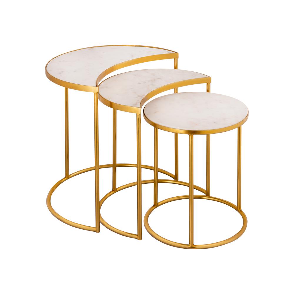 Crescent Nesting Tables. Picture 1