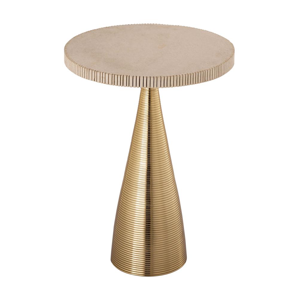 Celeste Ribbed Side Table. Picture 1