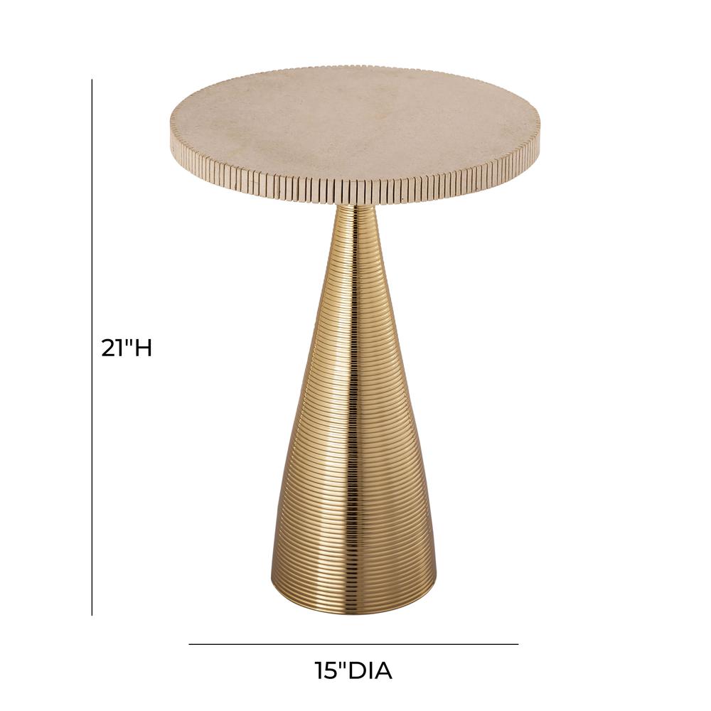Celeste Ribbed Side Table. Picture 17