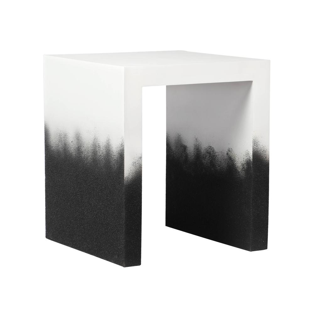 Matra Black and White End Table. The main picture.