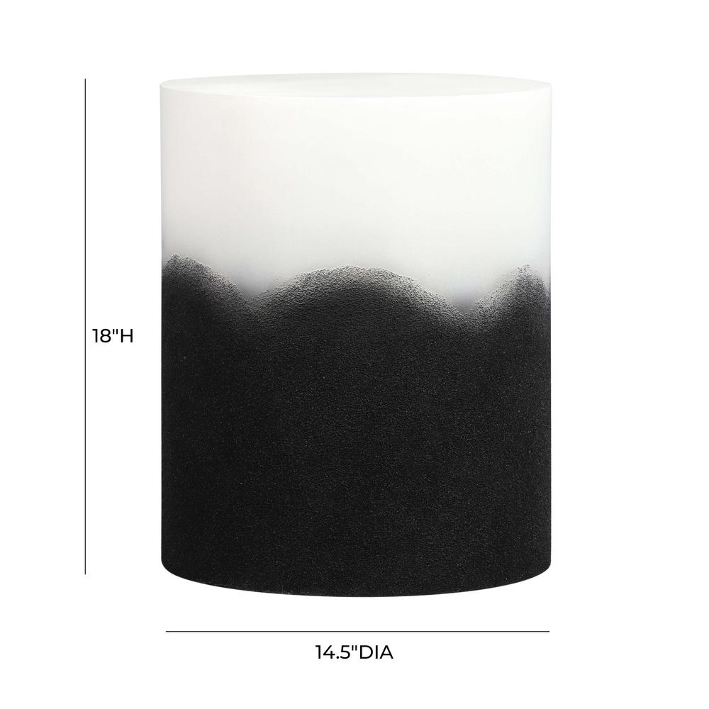 Matra Black and White Side Table. Picture 14