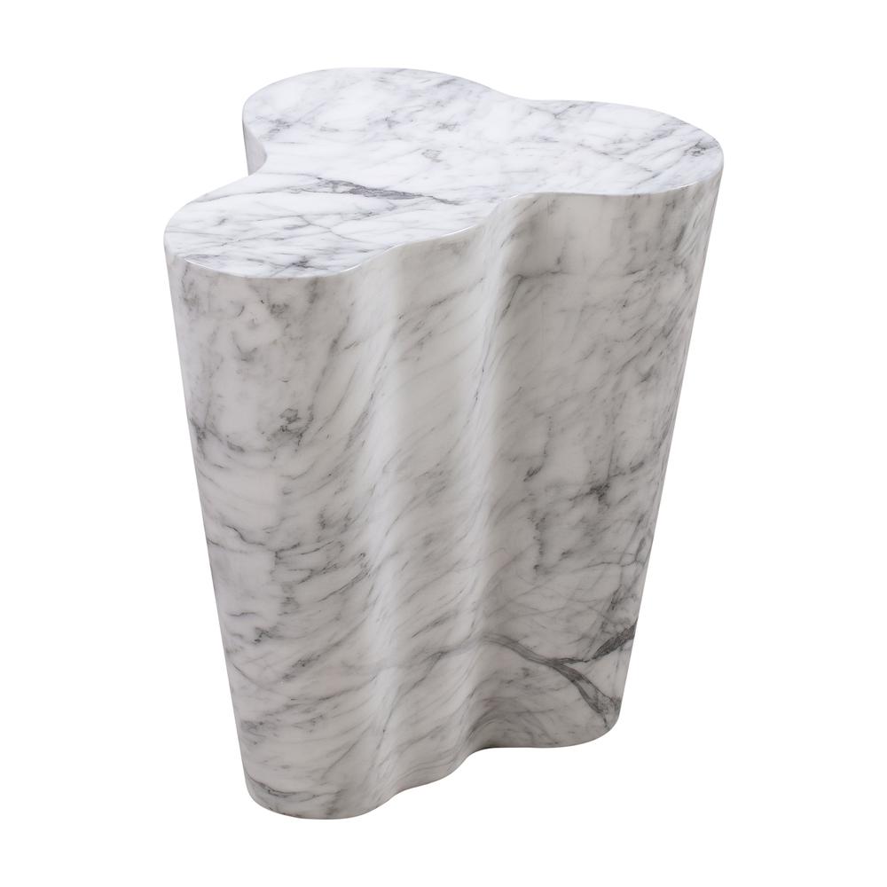 Slab Marble Tall Side Table. Picture 1
