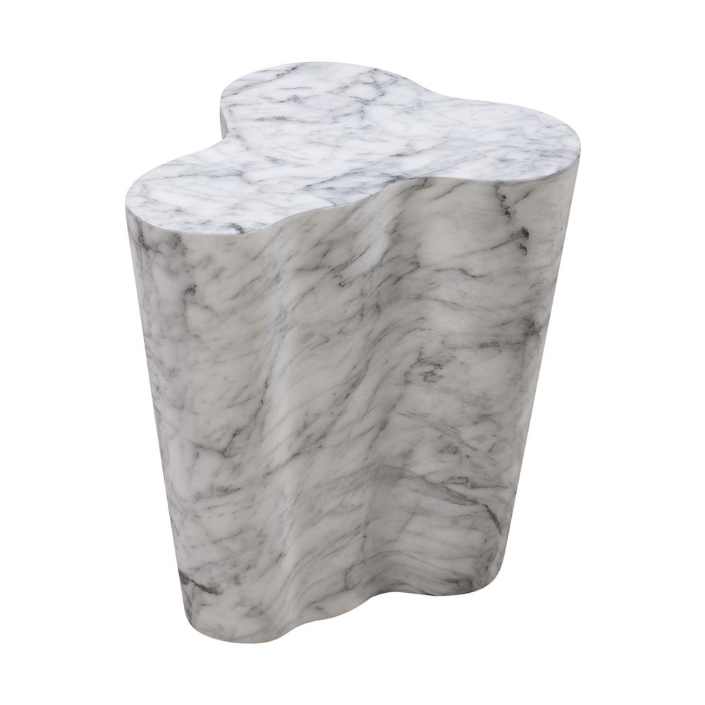 Slab Marble Short Side Table. Picture 1