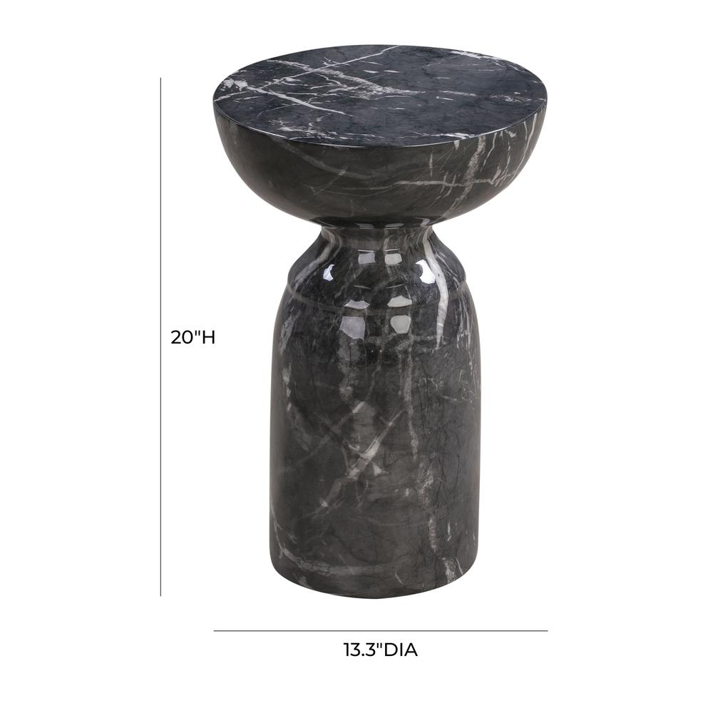 Rue Black Marble Side Table. Picture 9
