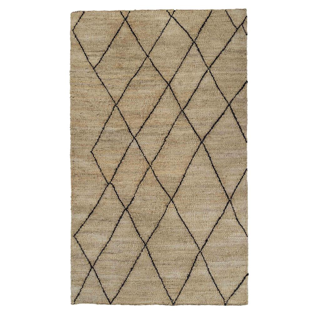 Crosshatch Natural 5' x 8' Area Rug. Picture 6