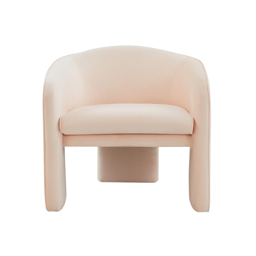 Marla Peche Velvet Accent Chair. Picture 10