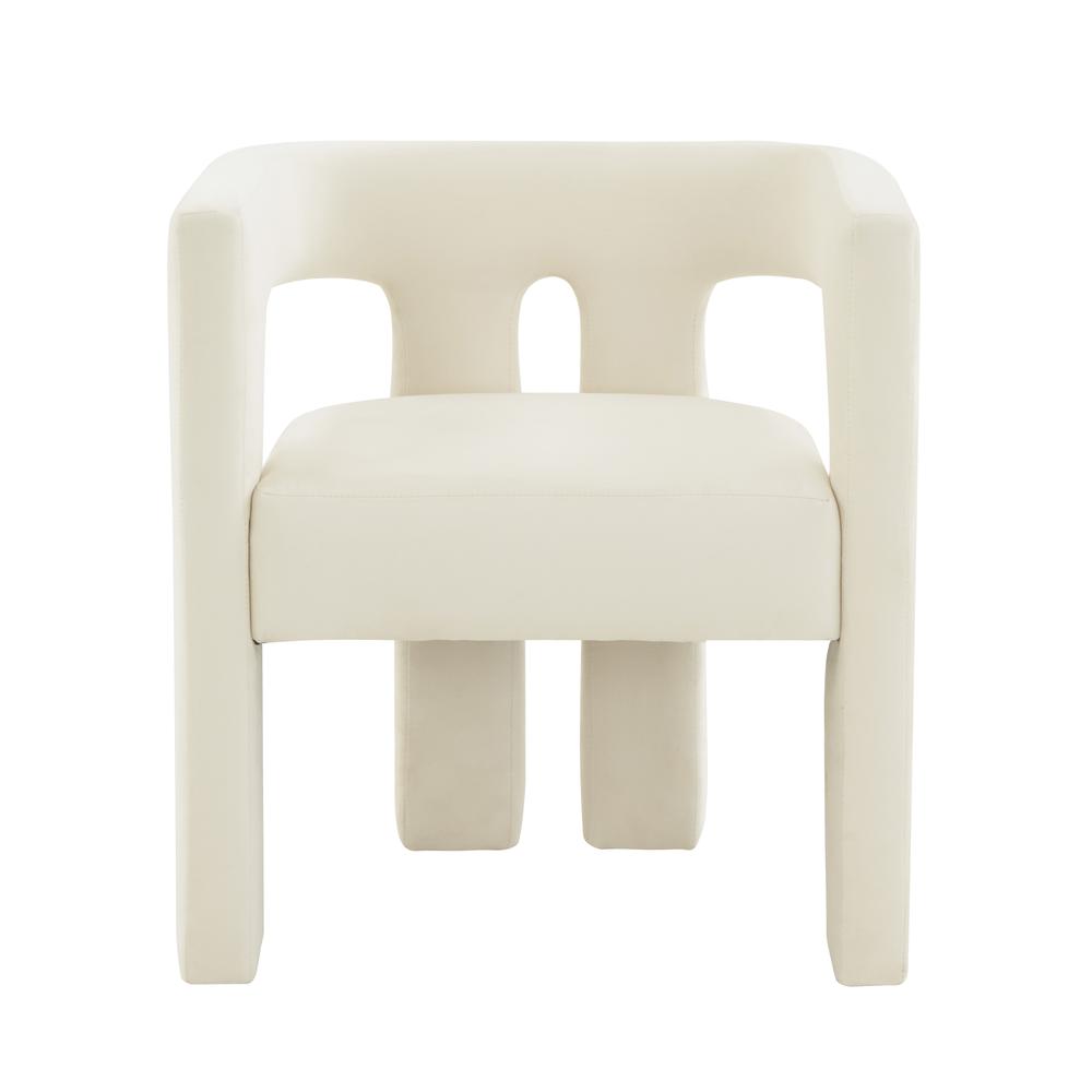 Sloane Cream Velvet Chair. Picture 2
