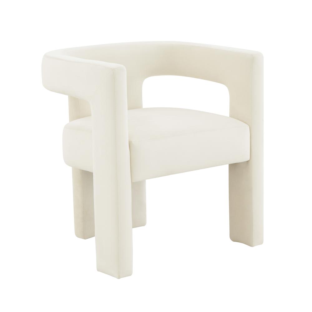 Sloane Cream Velvet Chair. Picture 11