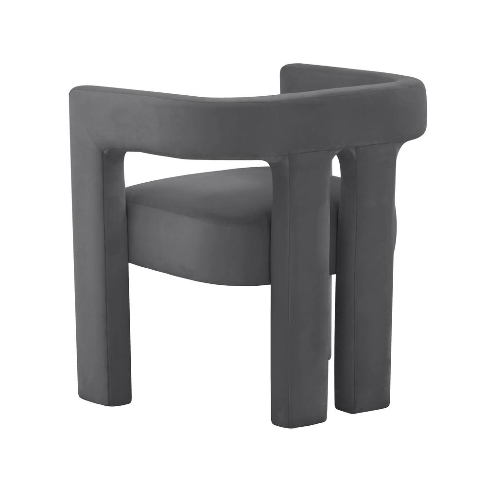 Sloane Dark Grey Velvet Chair. Picture 13