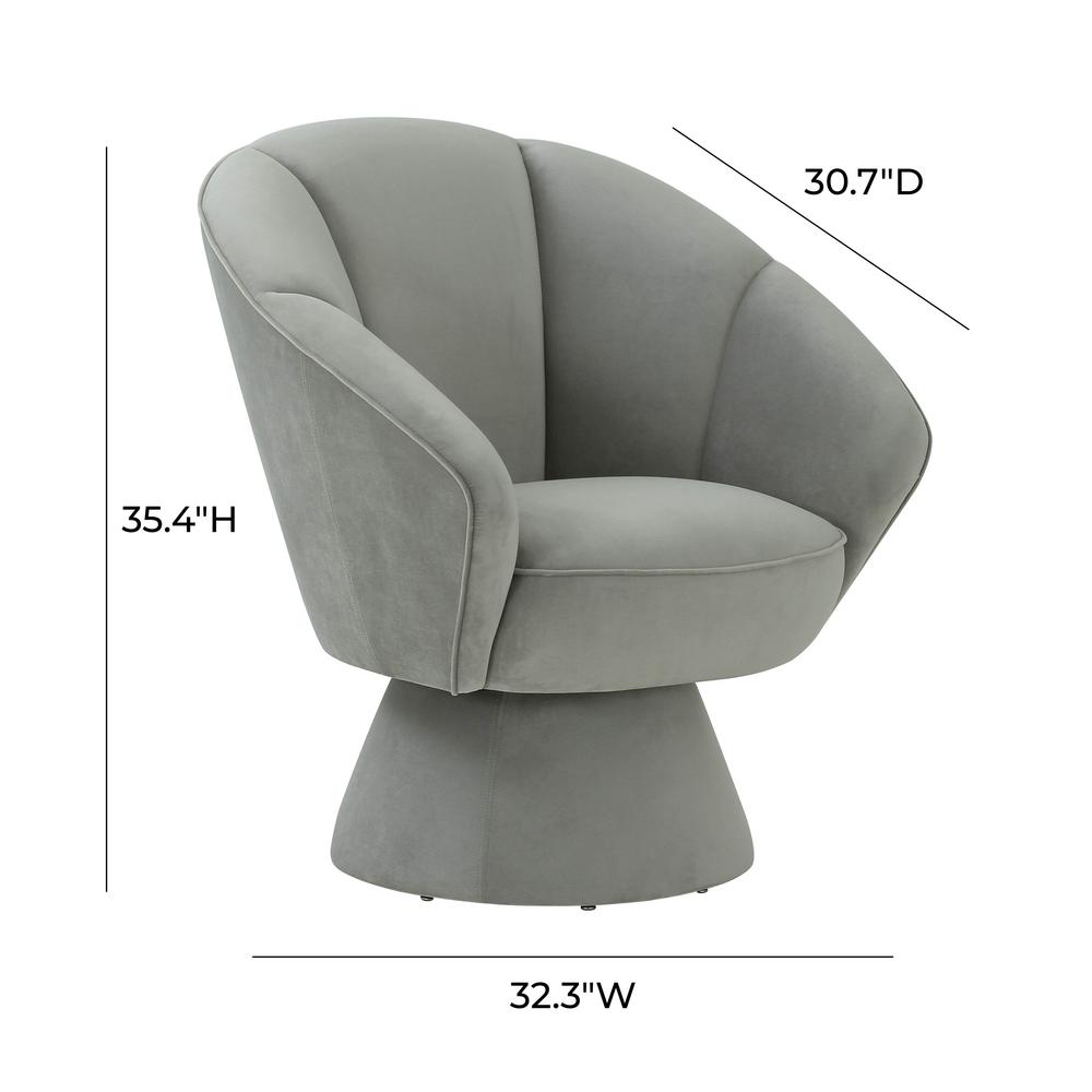 Allora Grey Accent Chair. Picture 14