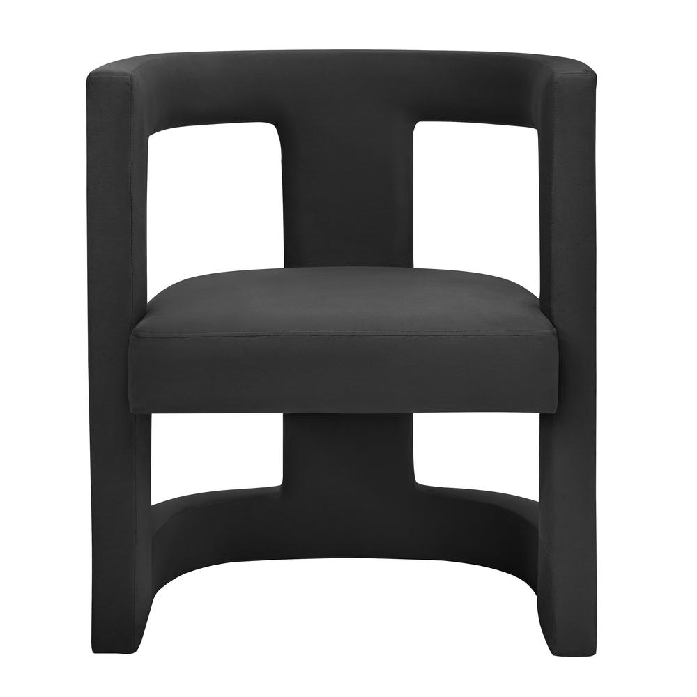 Ada Black Velvet Chair. Picture 9