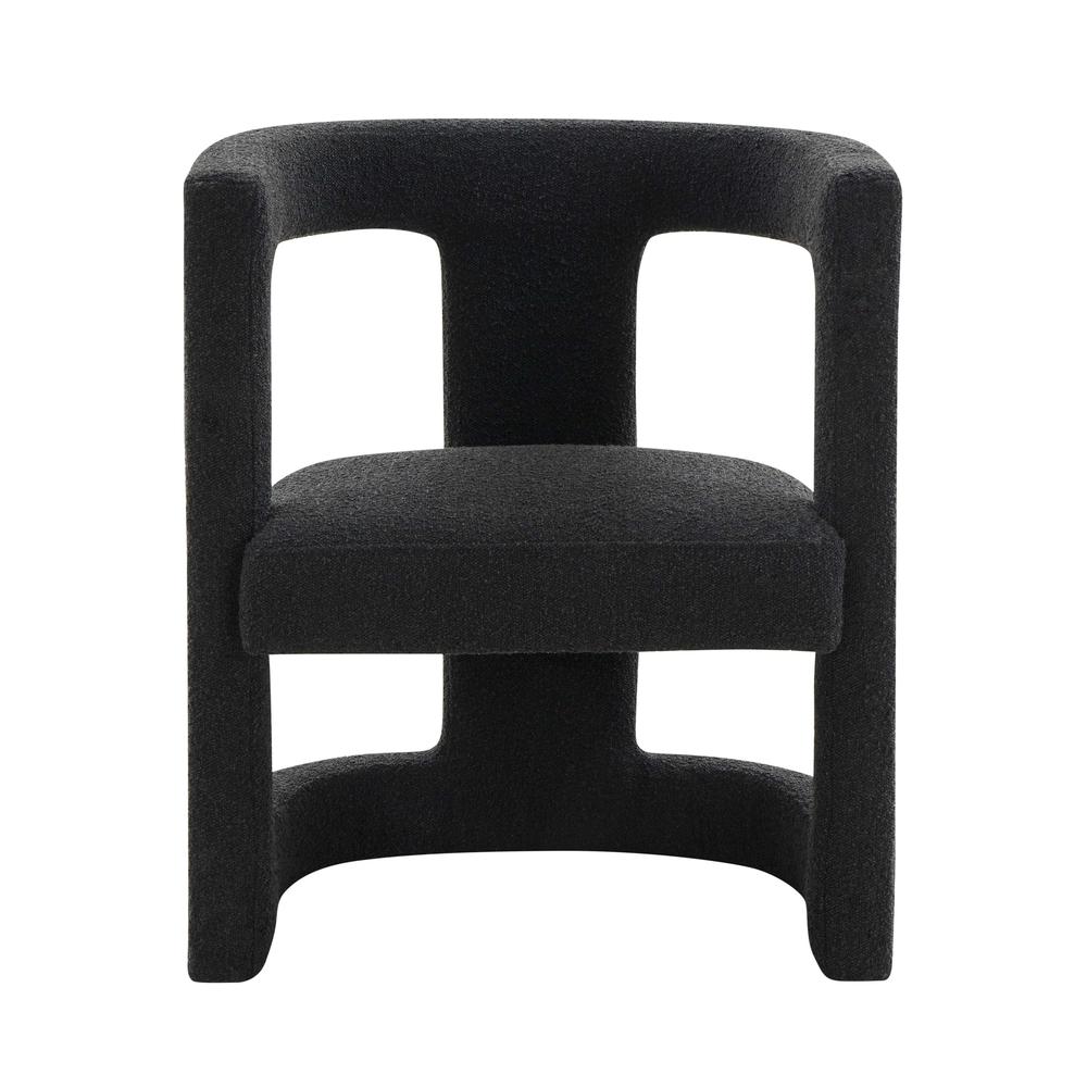Ada Black Boucle Chair. Picture 10