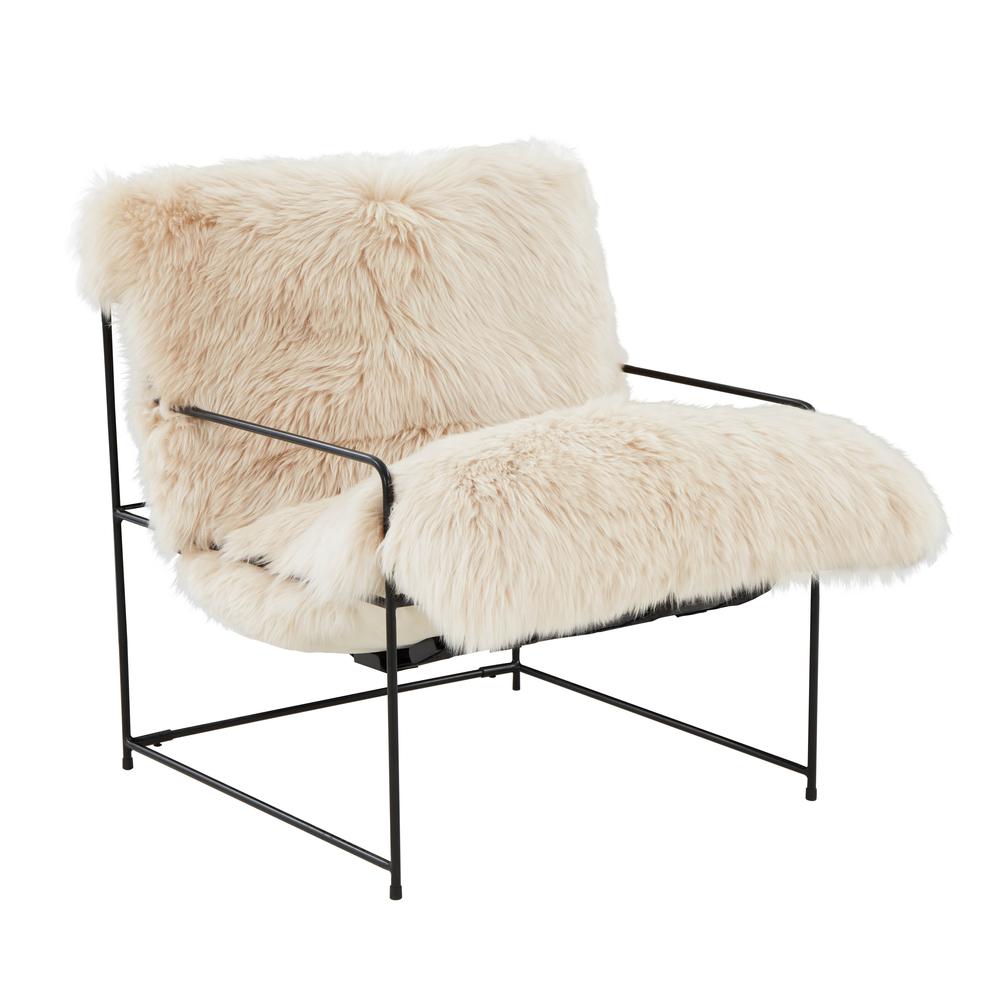 Kimi Genuine Sheepskin chair. Picture 1