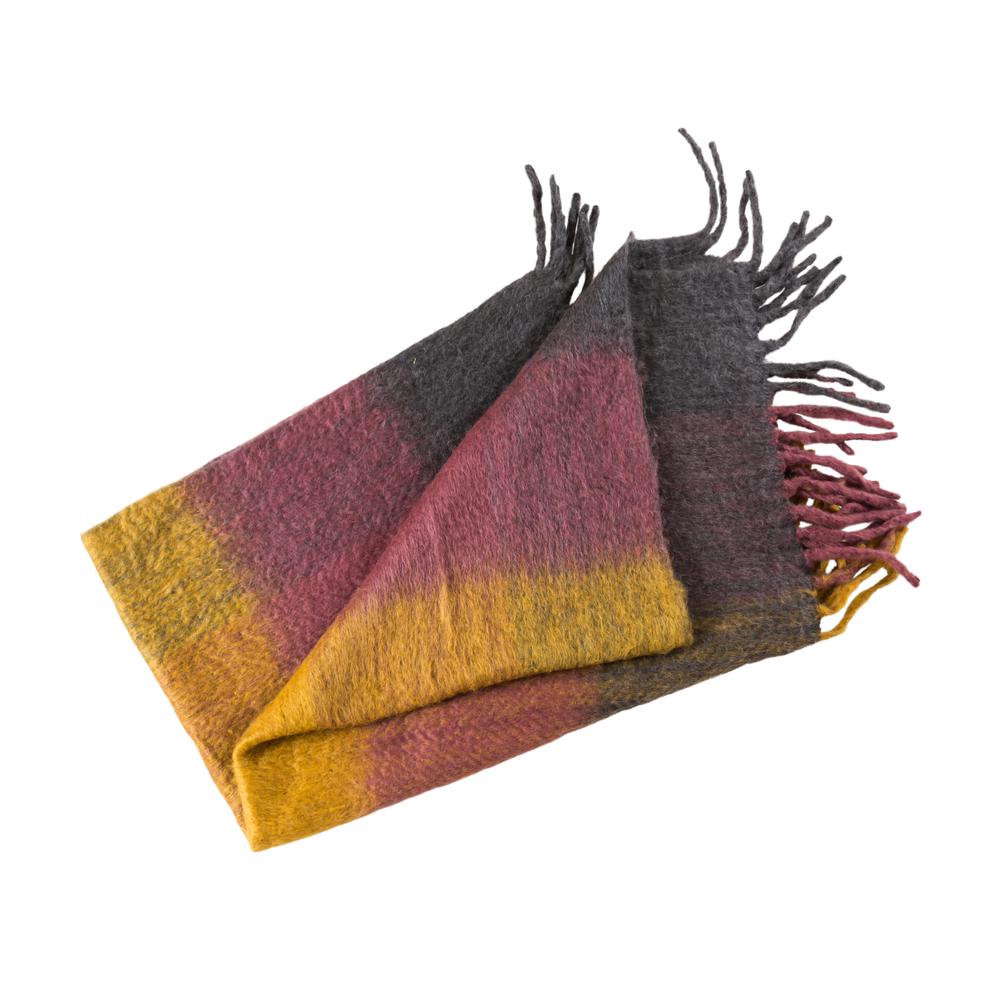 Afrino Wool Colored Throw. Picture 16