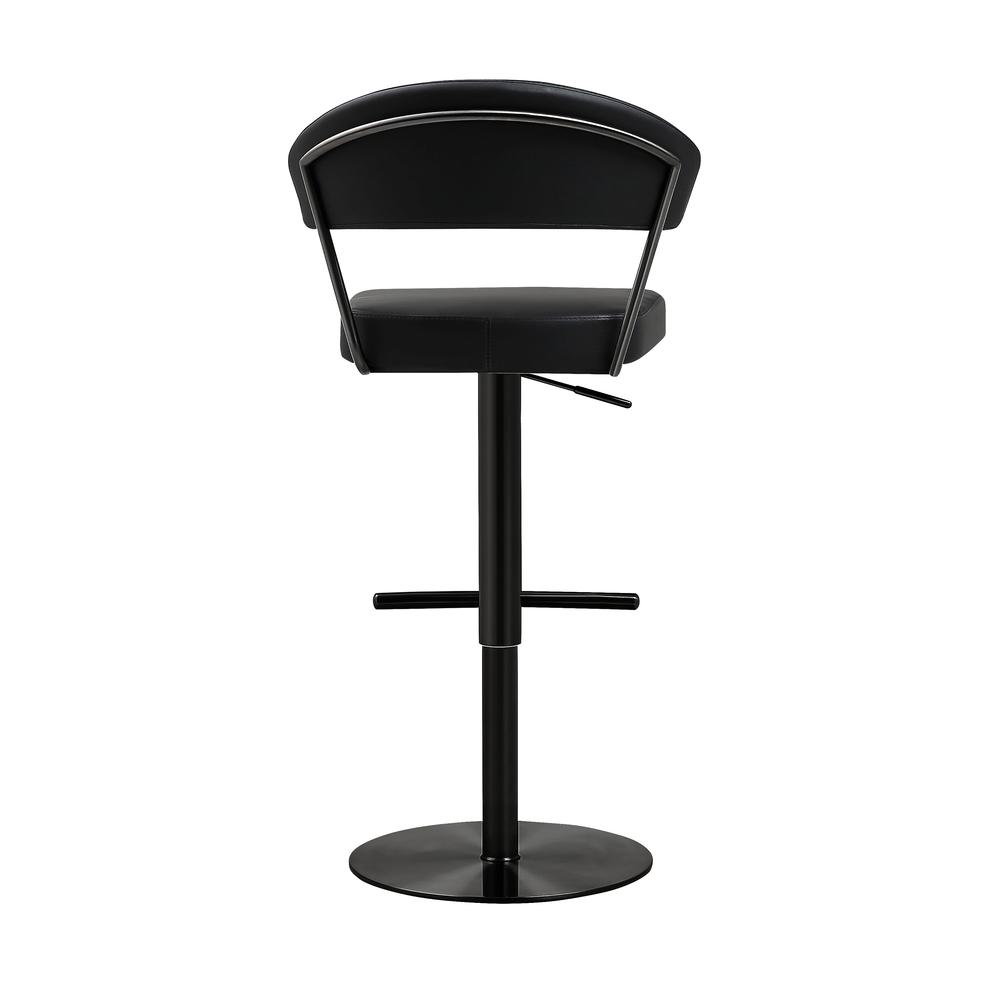 Cosmo Black on Black Steel Barstool. Picture 23
