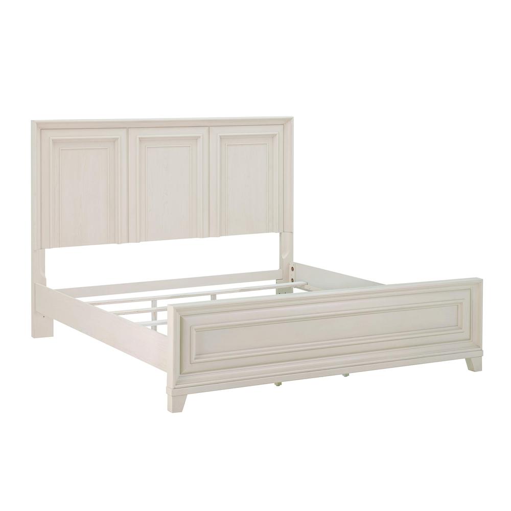 Montauk Weathered White King Panel Bed. Picture 4