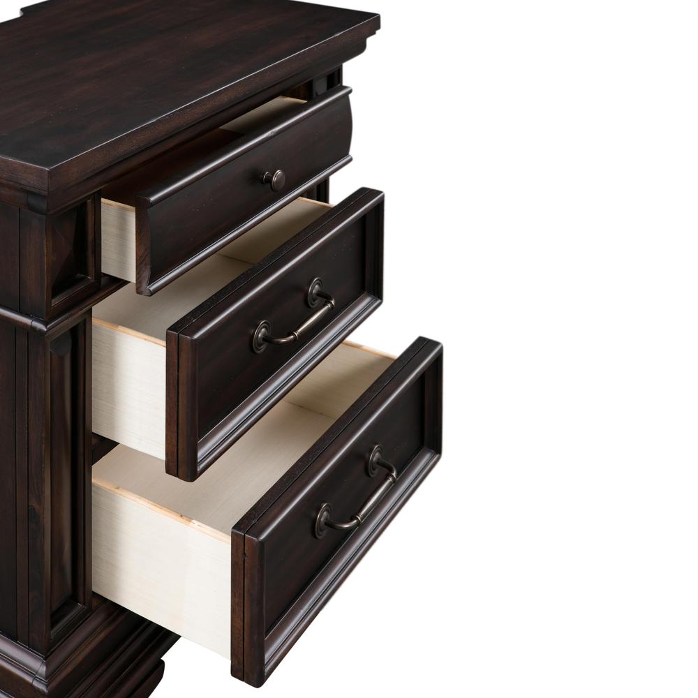 Stamford Brown Nightstand. Picture 6