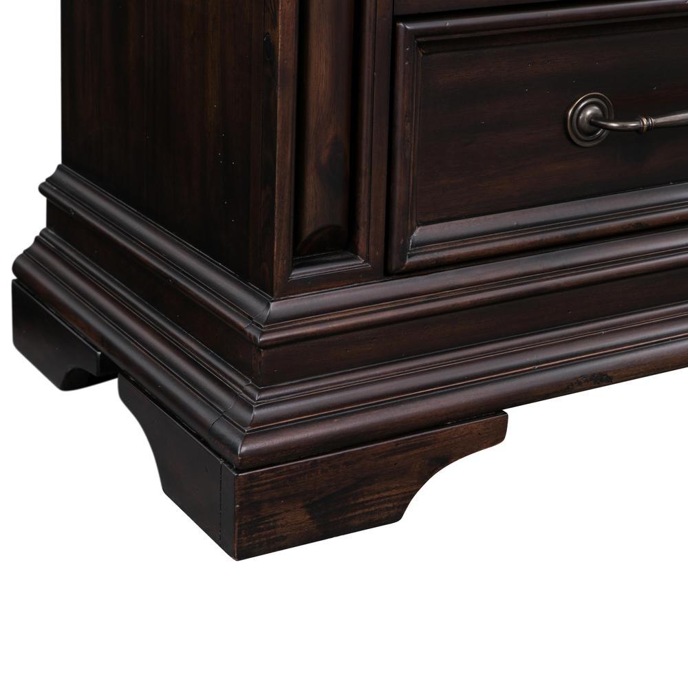 Stamford Brown Nightstand. Picture 9