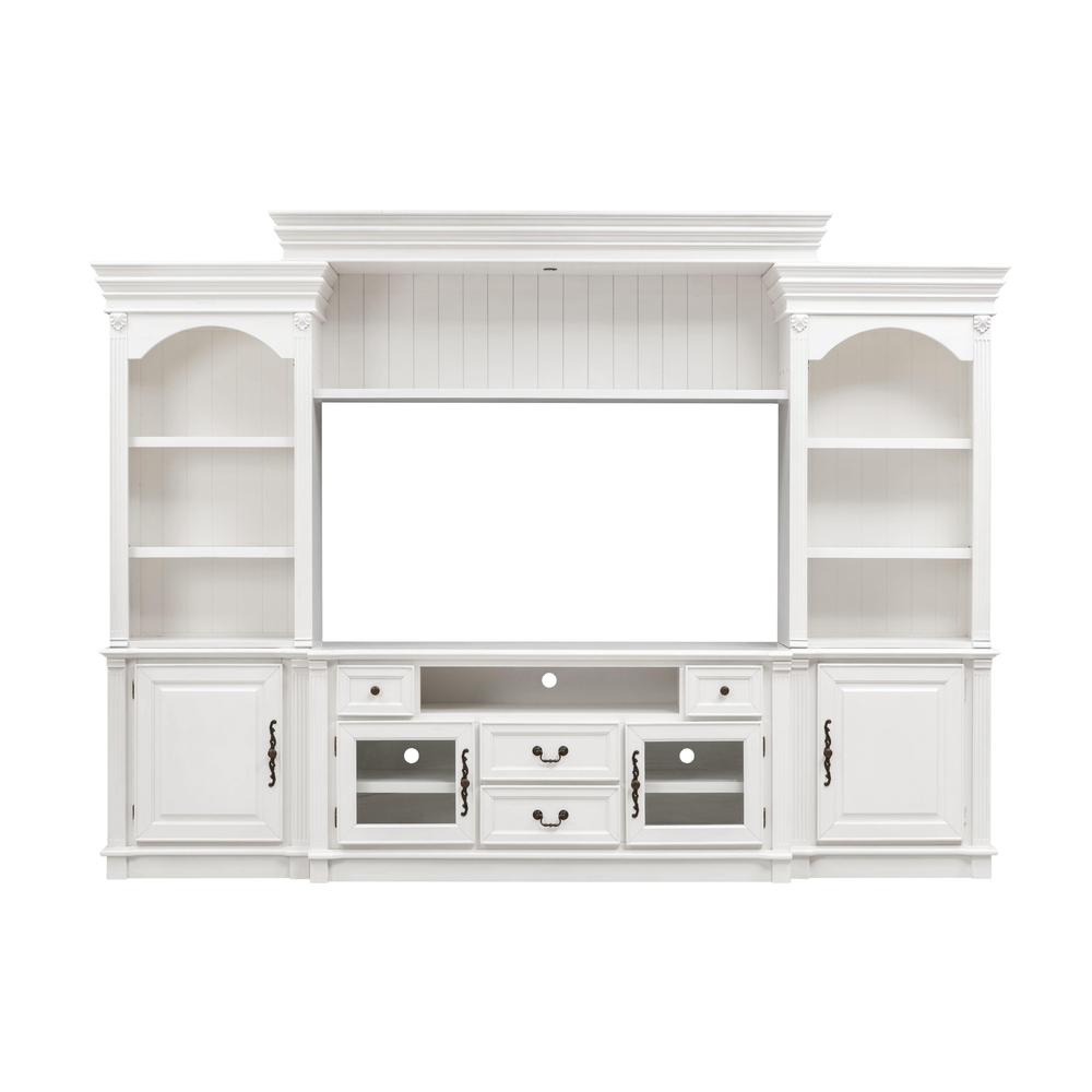 Newport White Entertainment Center for TVs up to 65". Picture 2
