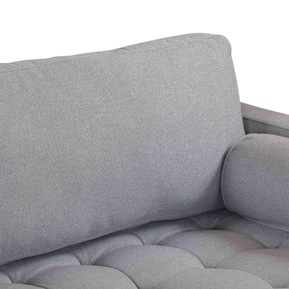 Cave Gray Tweed Sofa. Picture 6