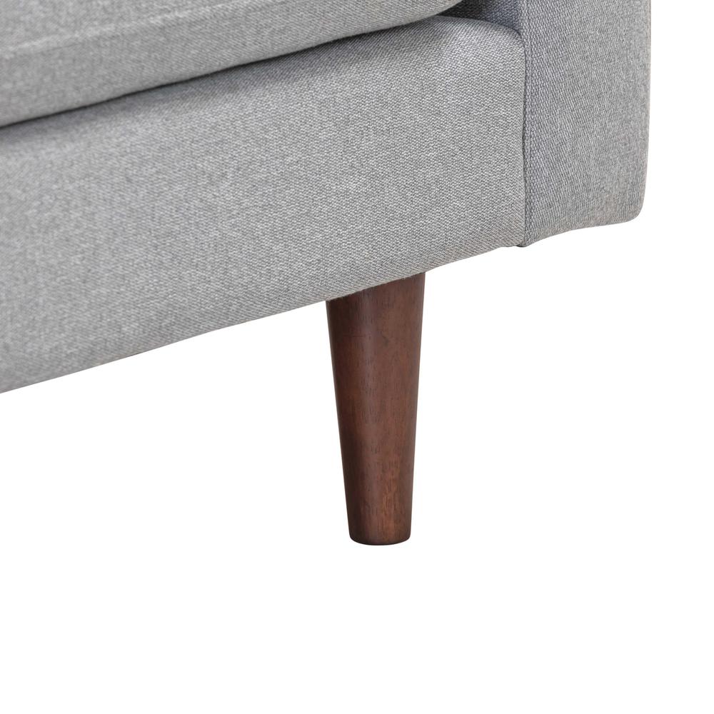 Cave Gray Tweed Sofa. Picture 7