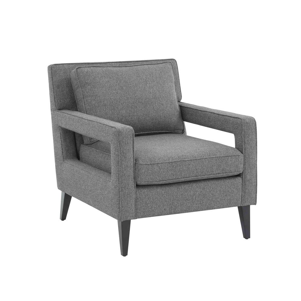 Luna Gray Accent Chair. Picture 1
