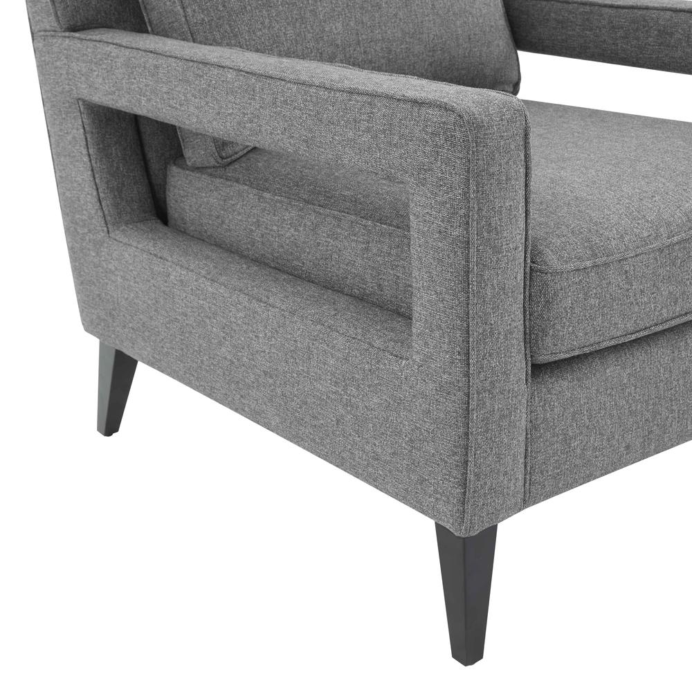Luna Gray Accent Chair. Picture 4