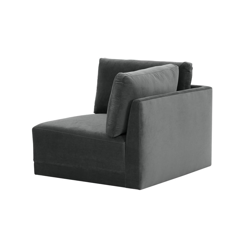 Willow Charcoal Corner Chair. Picture 4