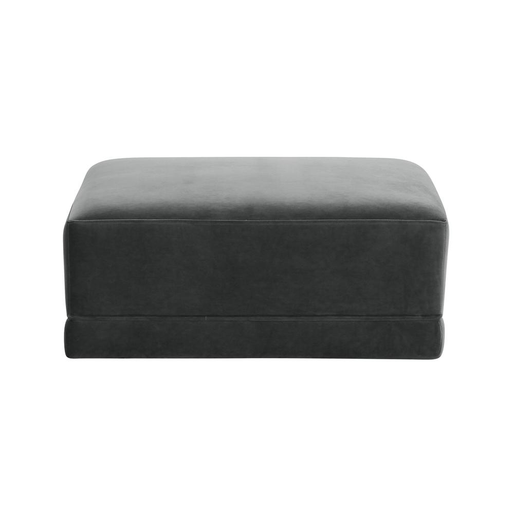 Willow Charcoal Ottoman. Picture 2