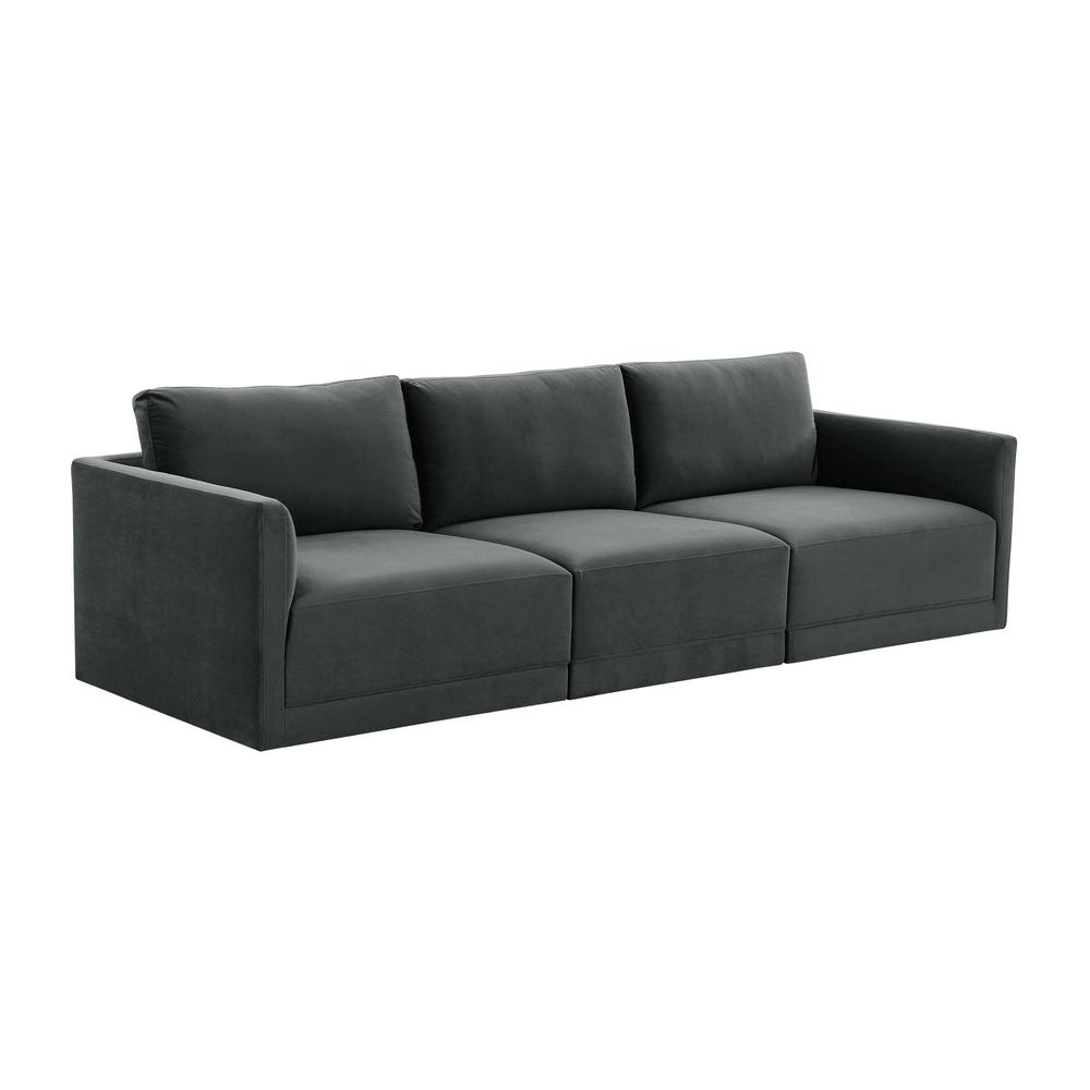 Willow Charcoal Modular Sofa. Picture 1