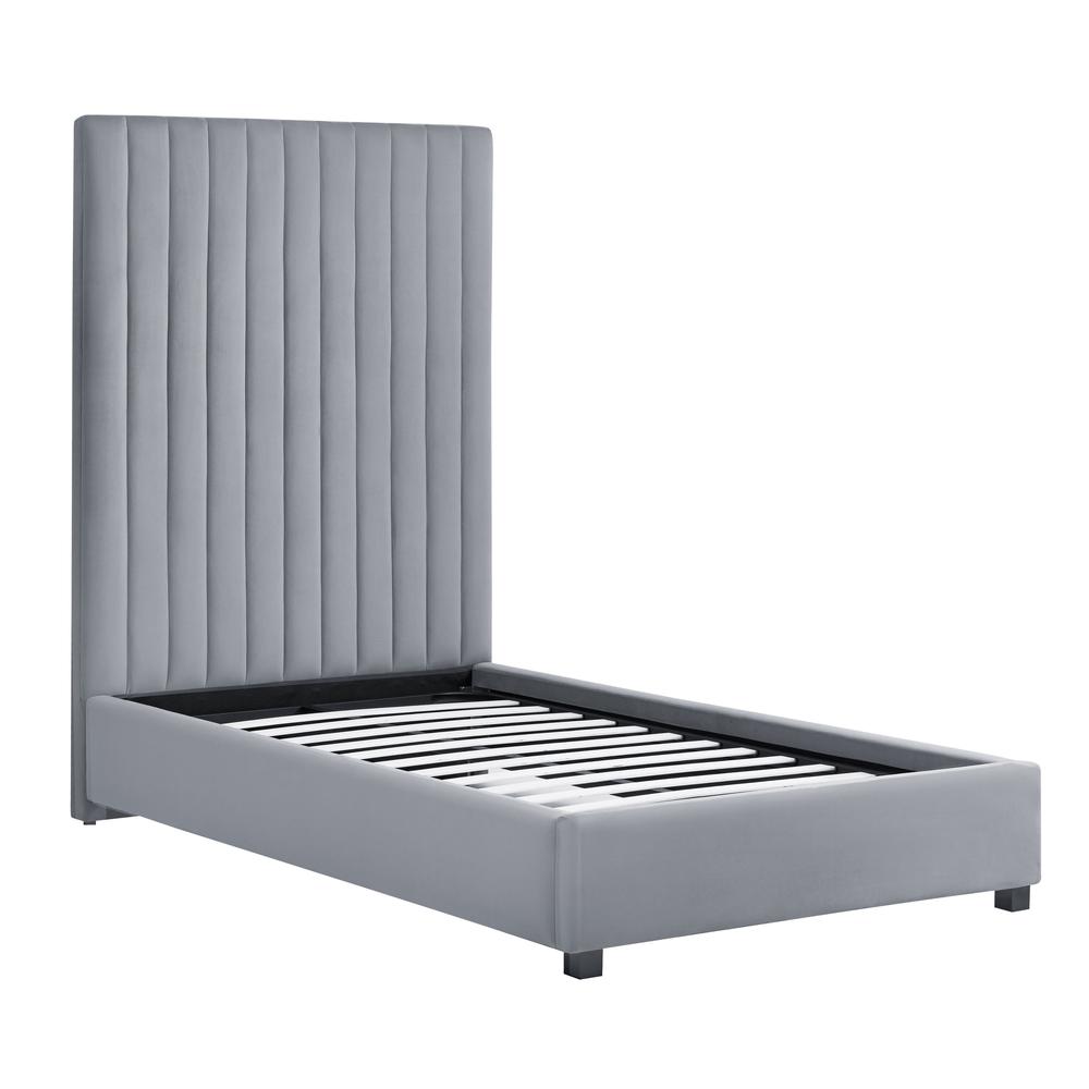 Arabelle Grey Bed Twin. Picture 4