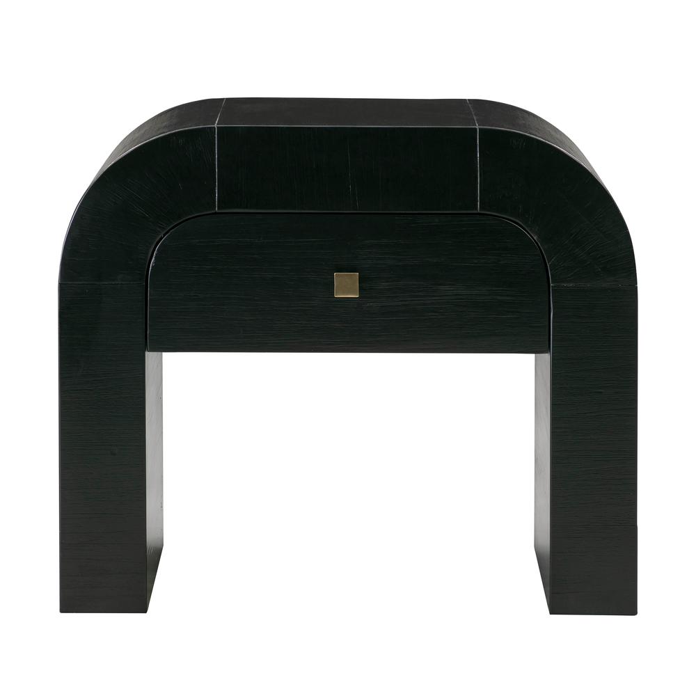 Hump Black Nightstand. Picture 2
