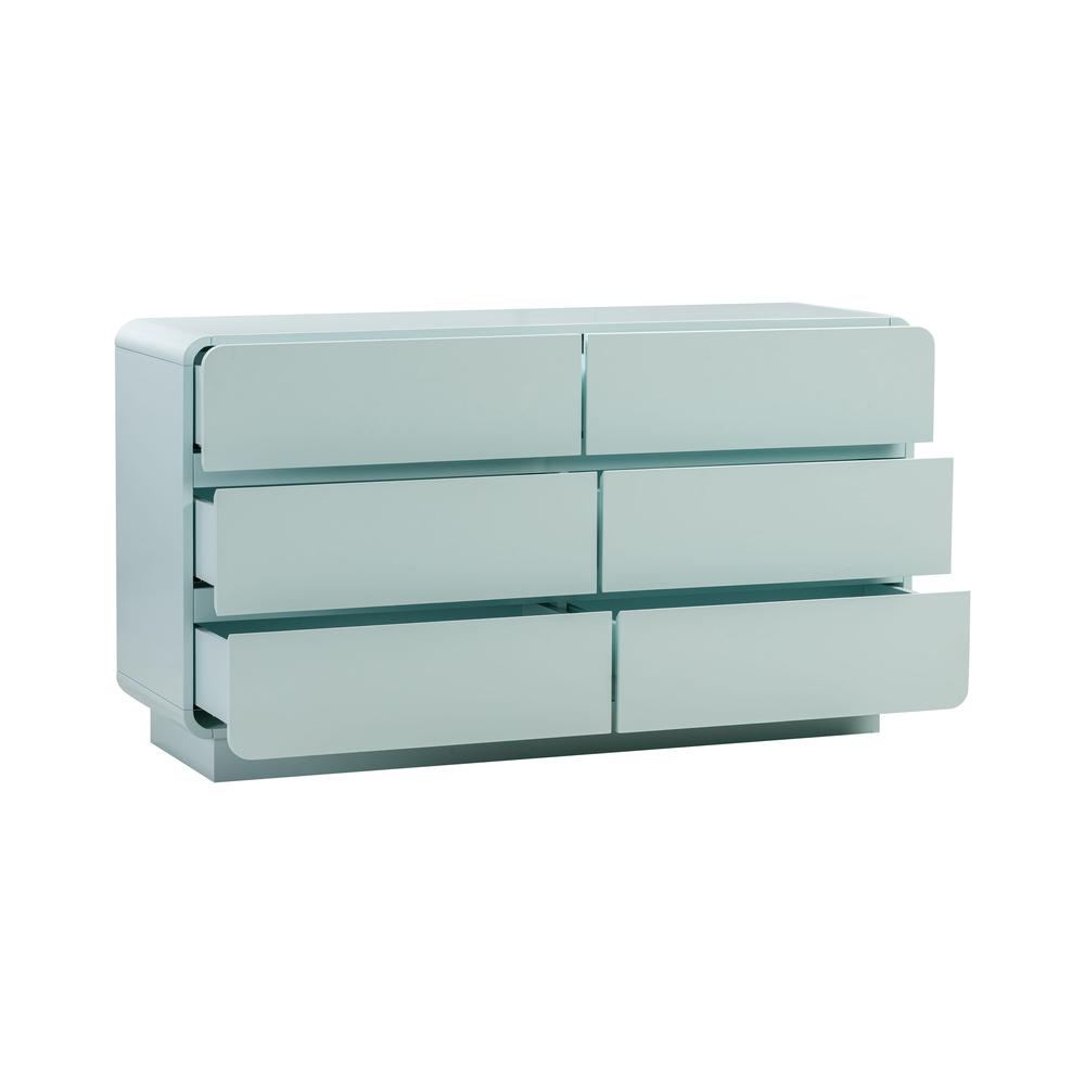 Sagura Blue 6-Drawer Dresser. Picture 3