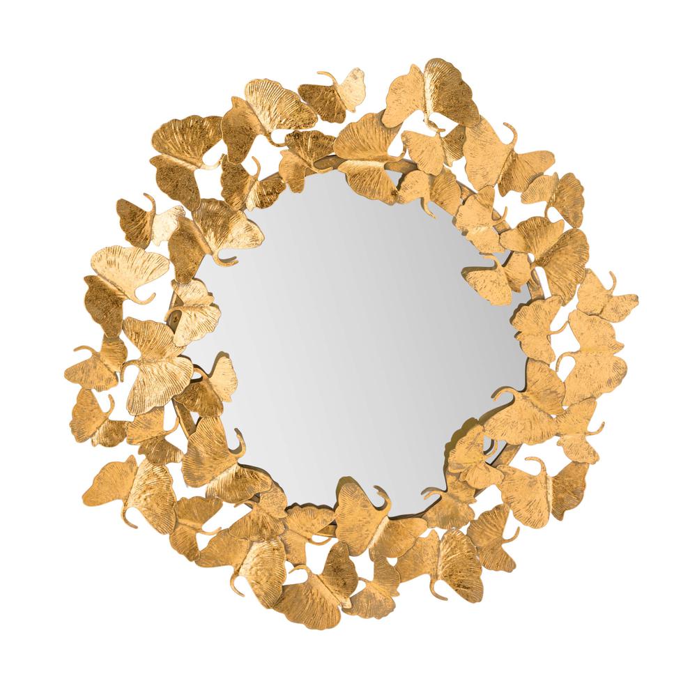 Handcrafted Gold Leaf Mirror - 27 Inch, Belen Kox. Picture 2