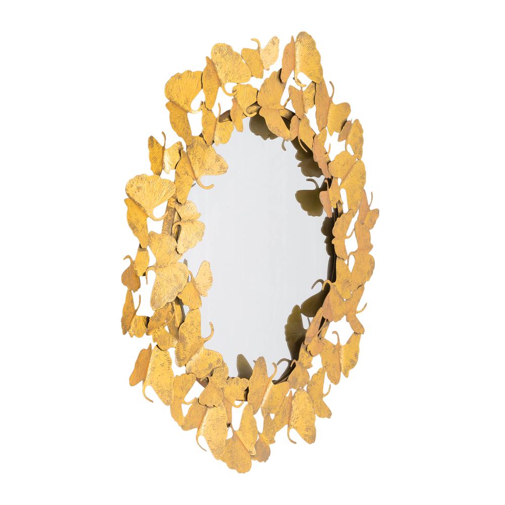 Handcrafted Gold Leaf Mirror - 27 Inch, Belen Kox. Picture 3