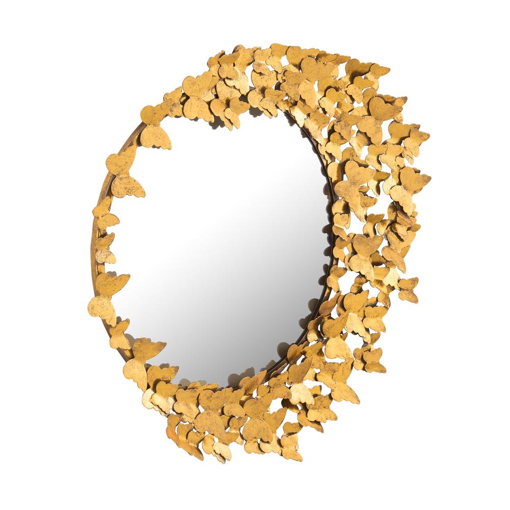 Handcrafted Butterfly Gold Mirror, Belen Kox. Picture 3