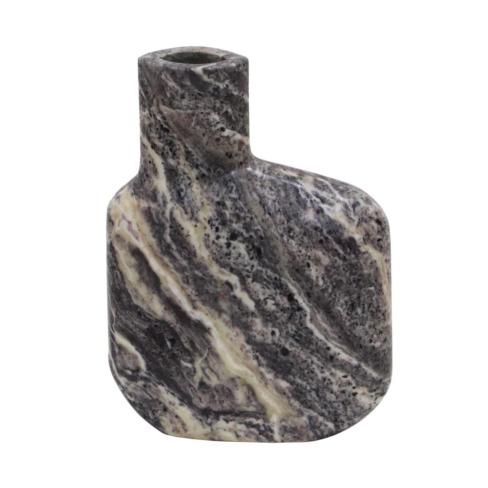 Pika Grey Marble Vase - Large. Picture 1