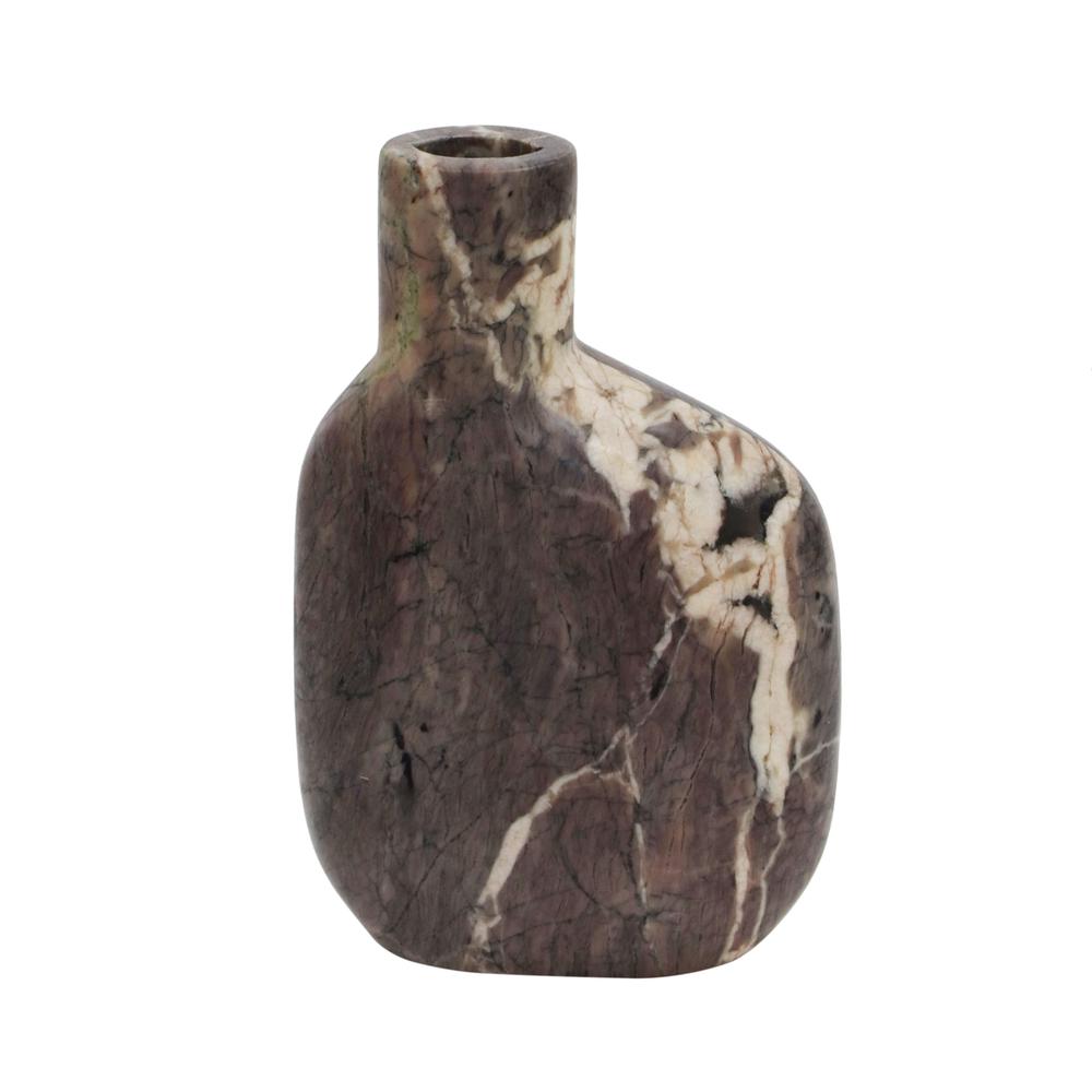 Pika Grey Marble Vase - Medium. Picture 1