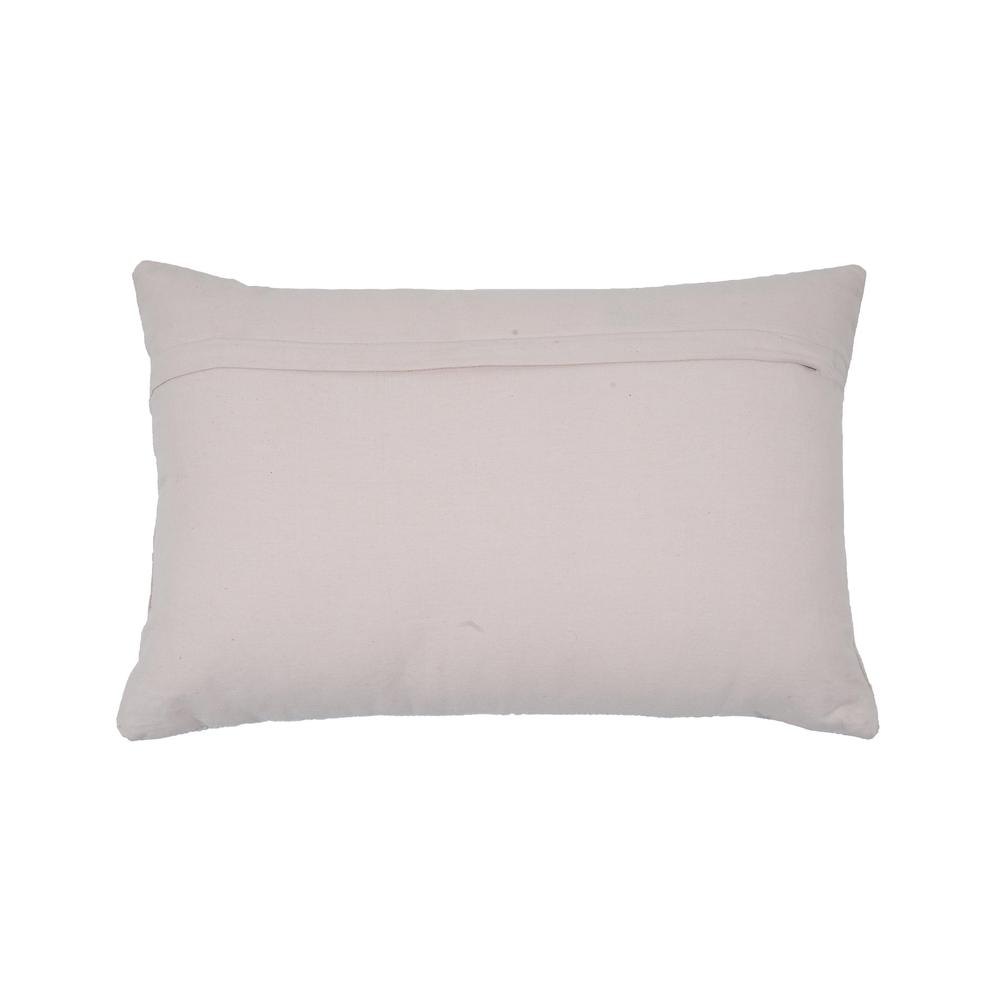 Destiny White Woven Cushion. Picture 3