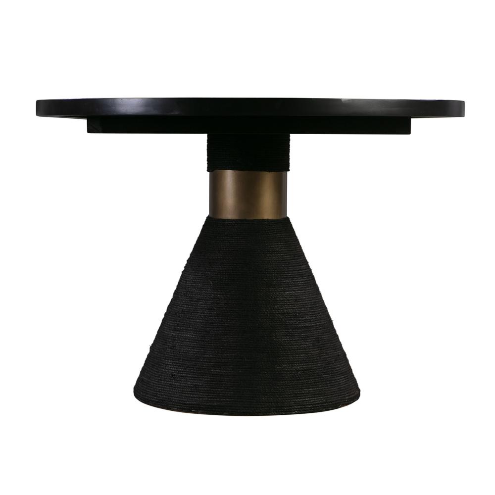 Rishi Black Rope Oval Table. Picture 5