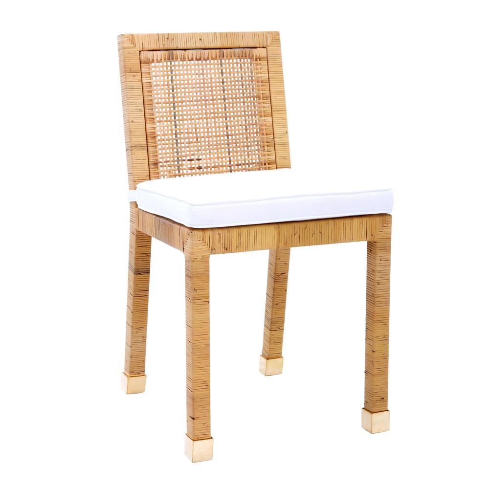 Amara Rattan Dining Chair. Picture 1