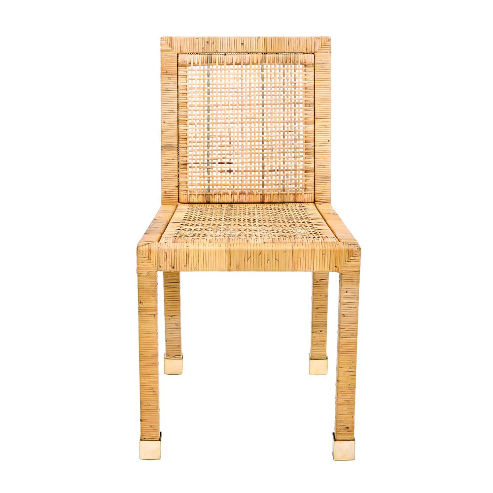 Amara Rattan Dining Chair. Picture 4