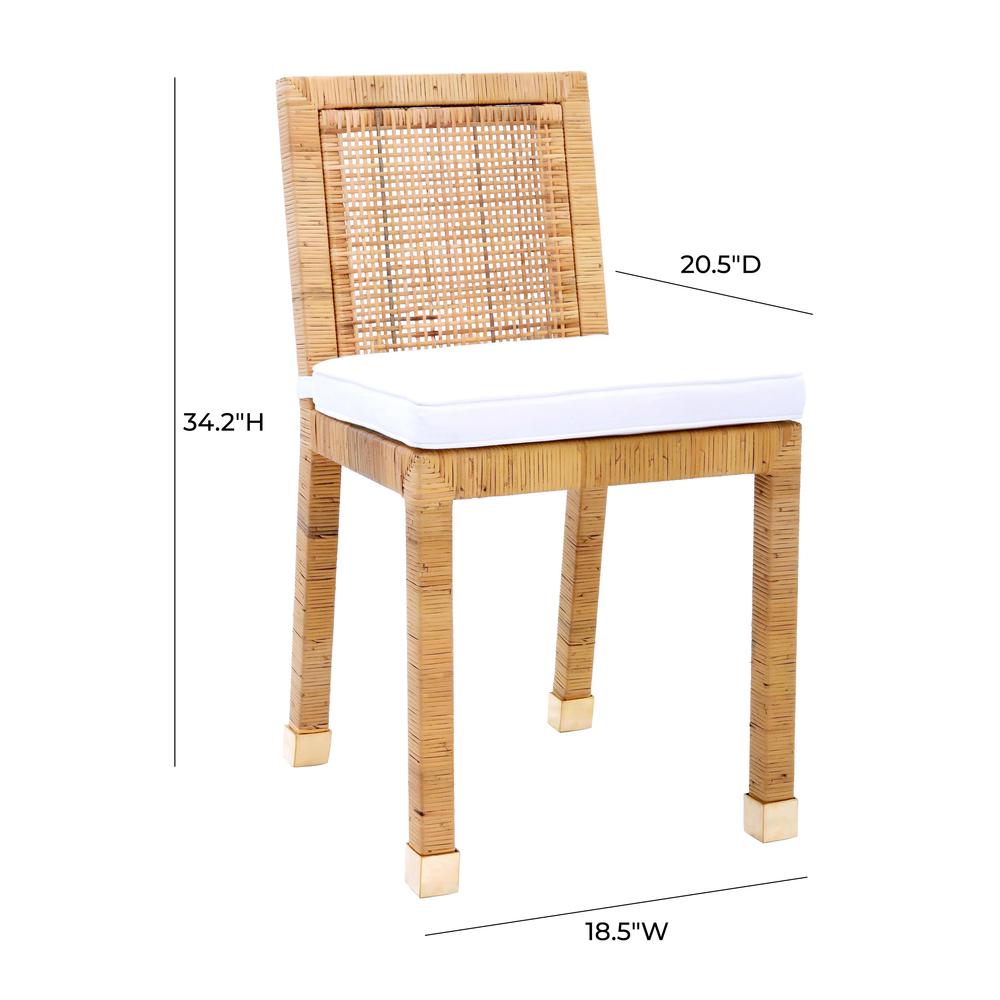 Amara Rattan Dining Chair. Picture 7