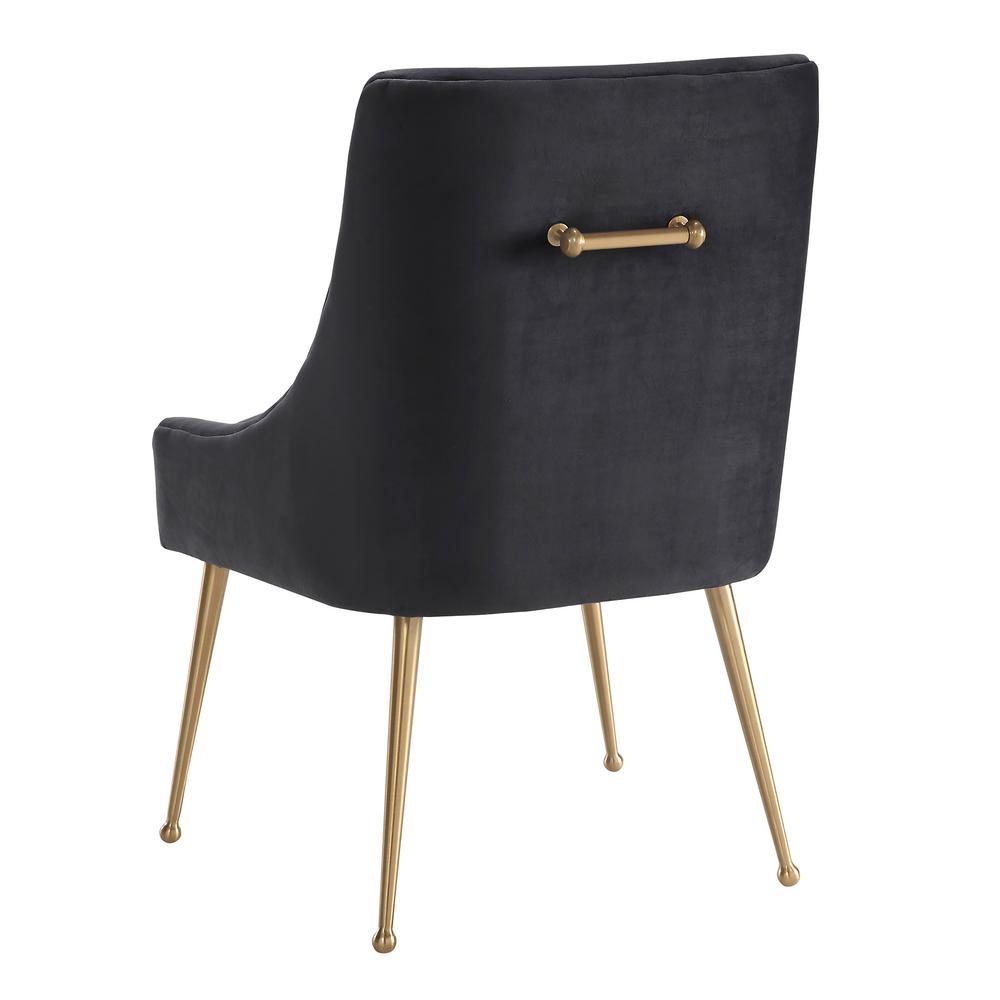Luxury Grey Velvet Side Chair, Belen Kox. Picture 2