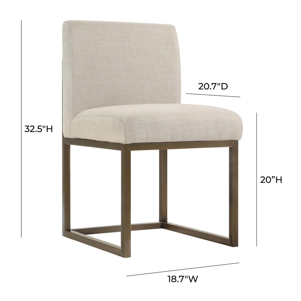 Golden Elegance Linen Chair, Belen Kox. Picture 3