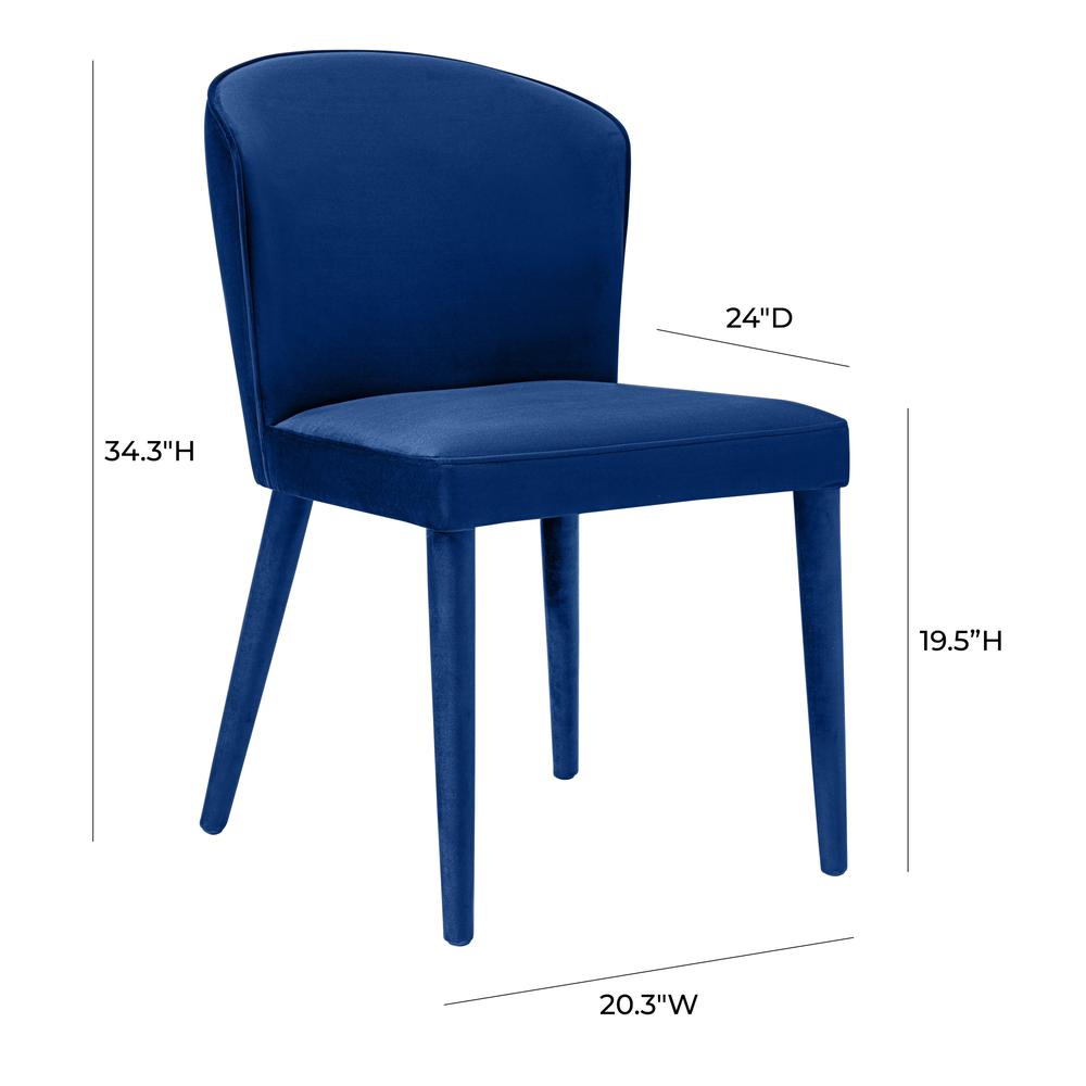 Minimalistic Velvet Chair with Matching Upholstered Legs, Belen Kox. Picture 3