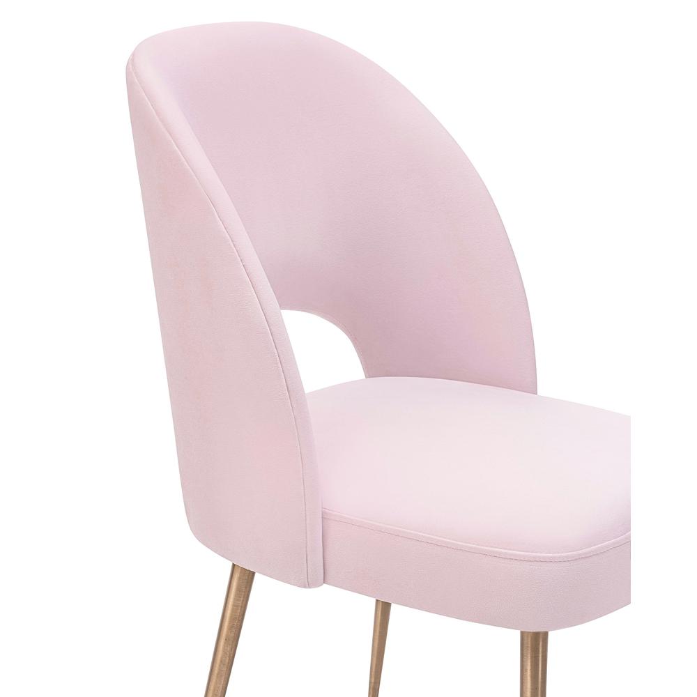 Swell Blush Velvet Chair. Picture 65