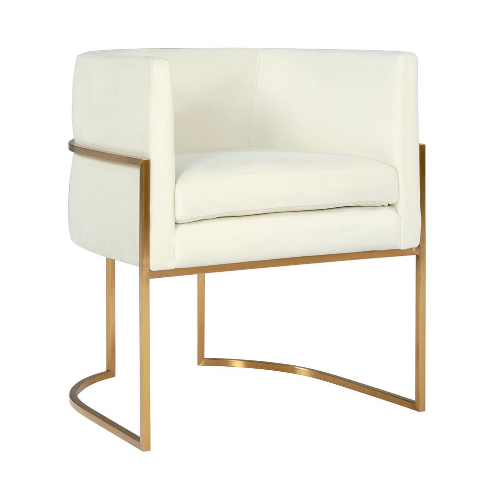 Luxe Velvet Gold Leg Dining Chair, Belen Kox. Picture 1