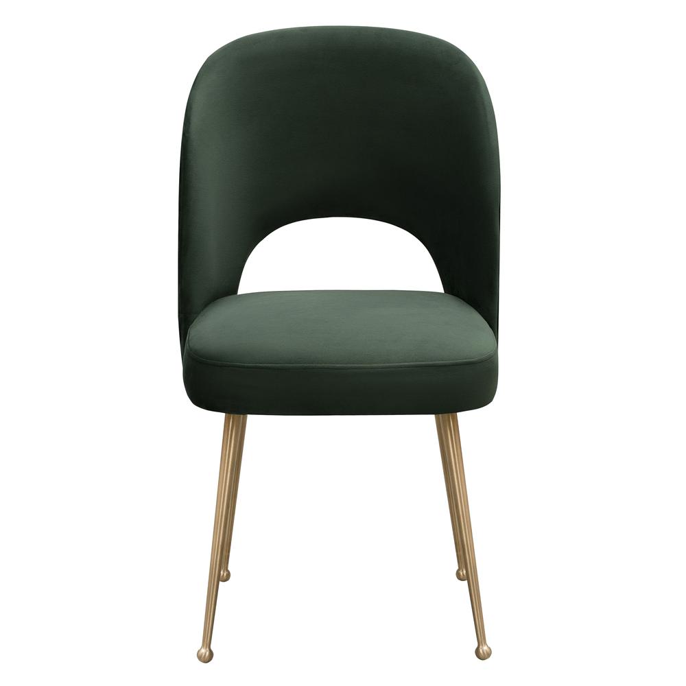 Luxe Forest Green Velvet Chair, Belen Kox. Picture 2