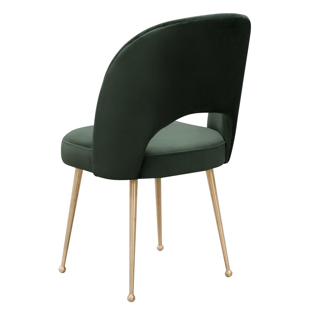 Swell Forest Green Velvet Chair. Picture 7